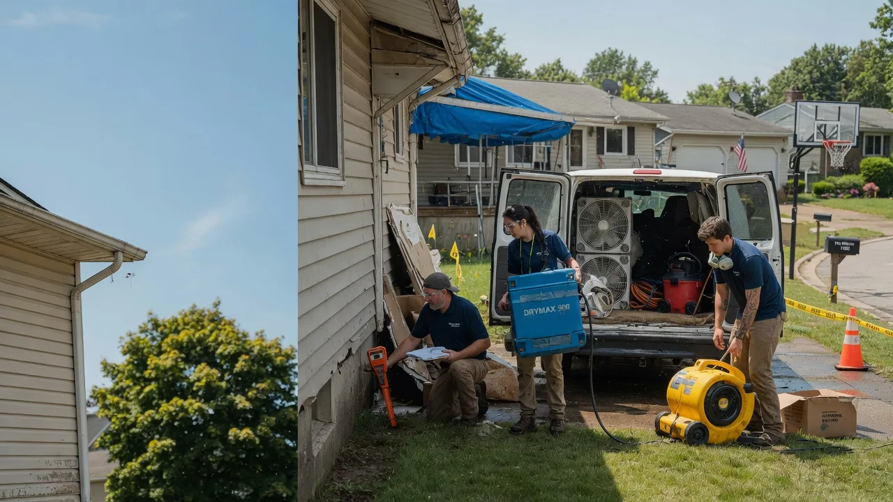 Ceiling Leak Cleanup in Greenville, MI near me