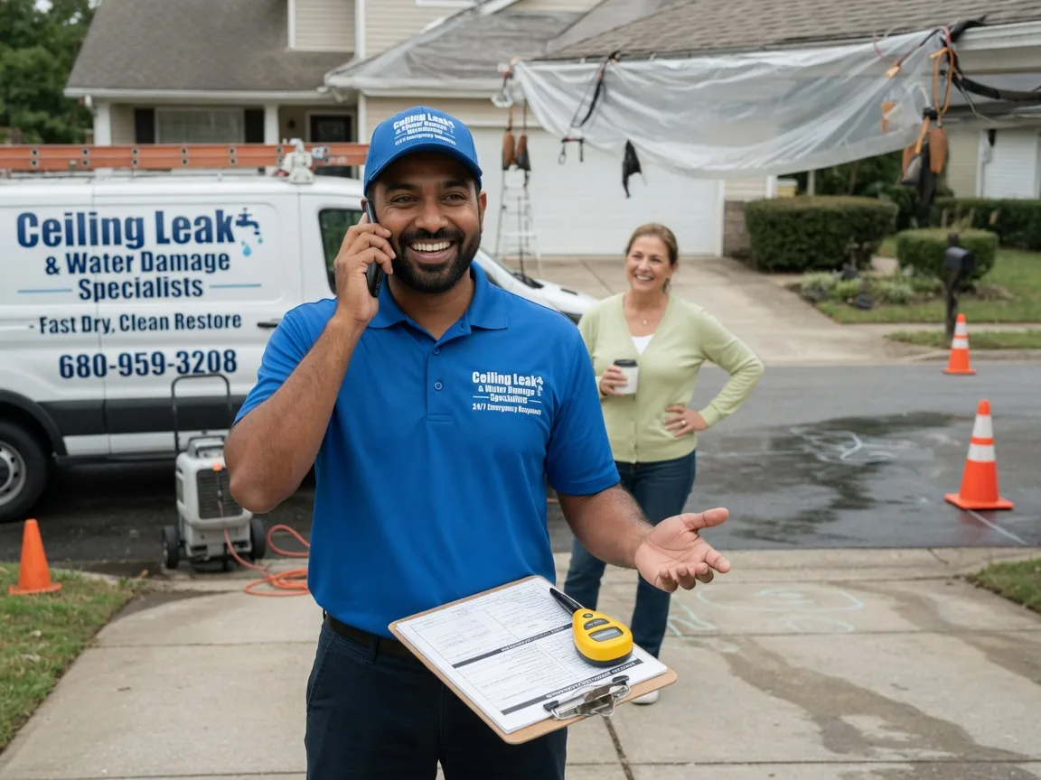 Ceiling Leak Cleanup Greenville, MI FAQs